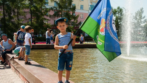 День ВДВ в Барнауле. 2019 год.