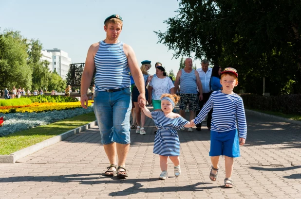 День ВДВ в Барнауле. 2019 год.