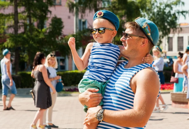 День ВДВ в Барнауле. 2019 год.