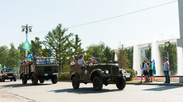 День ВДВ в Барнауле. 2019 год.