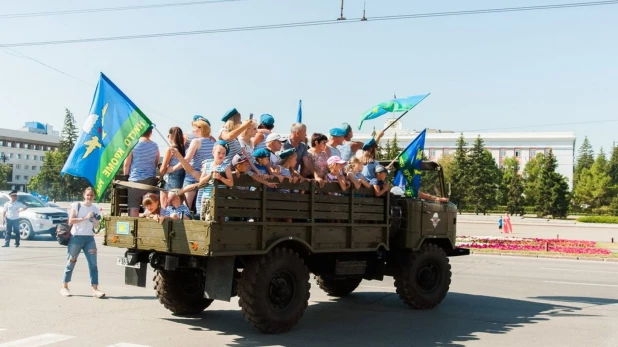 День ВДВ в Барнауле. 2019 год.