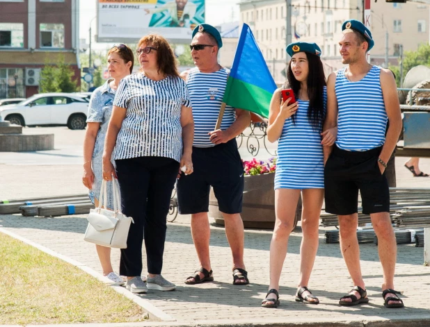 День ВДВ в Барнауле. 2019 год.