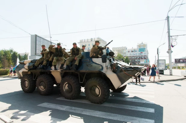 День ВДВ в Барнауле. 2019 год.