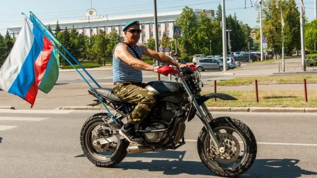 День ВДВ в Барнауле. 2019 год.