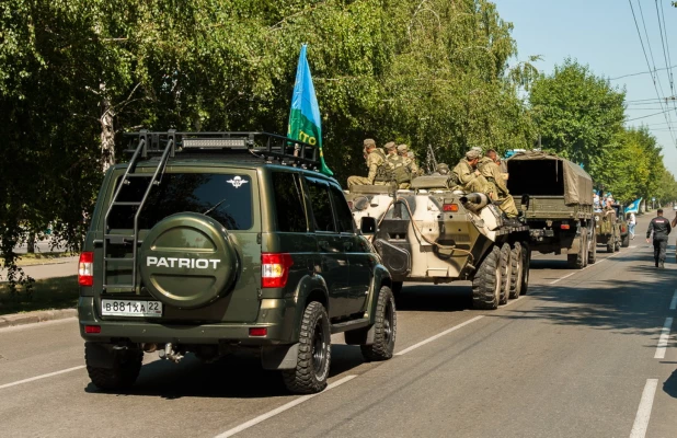 День ВДВ в Барнауле. 2019 год.