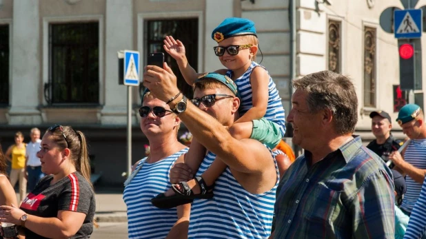 День ВДВ в Барнауле. 2019 год.