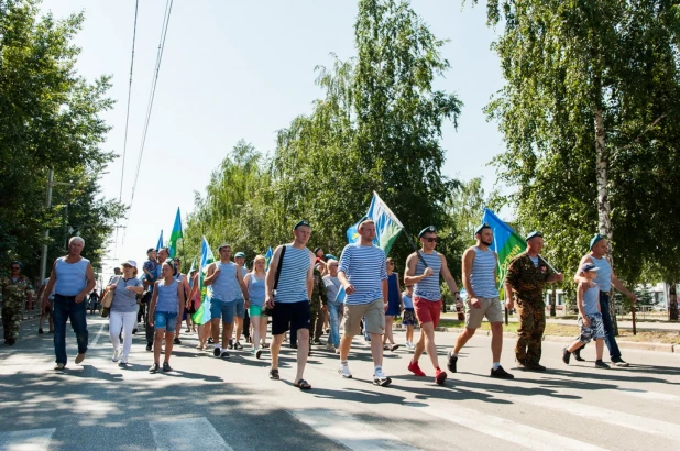 День ВДВ в Барнауле. 2019 год.