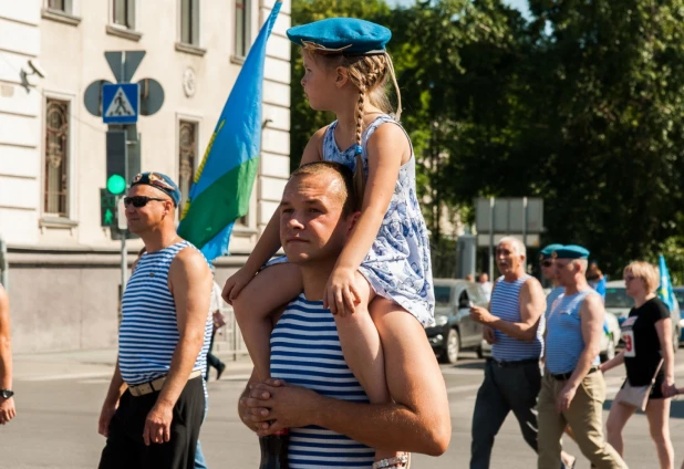 День ВДВ в Барнауле. 2019 год.