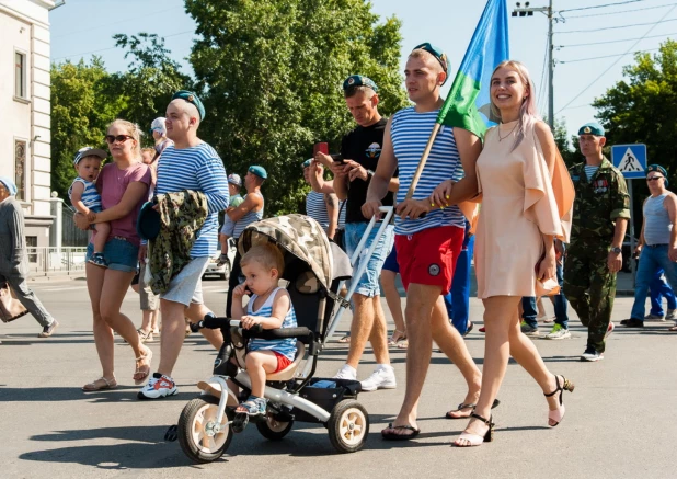 День ВДВ в Барнауле. 2019 год.