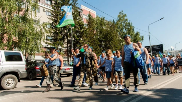 День ВДВ в Барнауле. 2019 год.