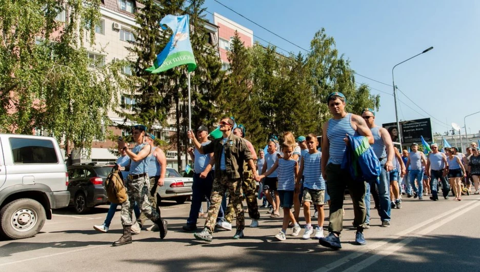 День ВДВ в Барнауле. 2019 год.