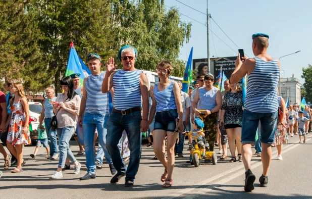 День ВДВ в Барнауле. 2019 год.