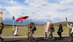 Крестный ход в Республике Алтай.