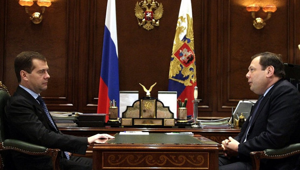 Дмитрий Медведев и Михаил Фридман.