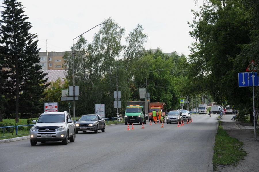 Вид города Новоалтайска.