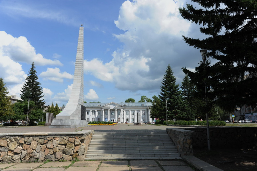 Вид города Новоалтайска.