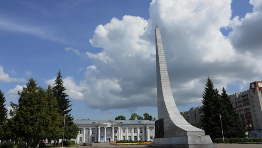 Вид города Новоалтайска.