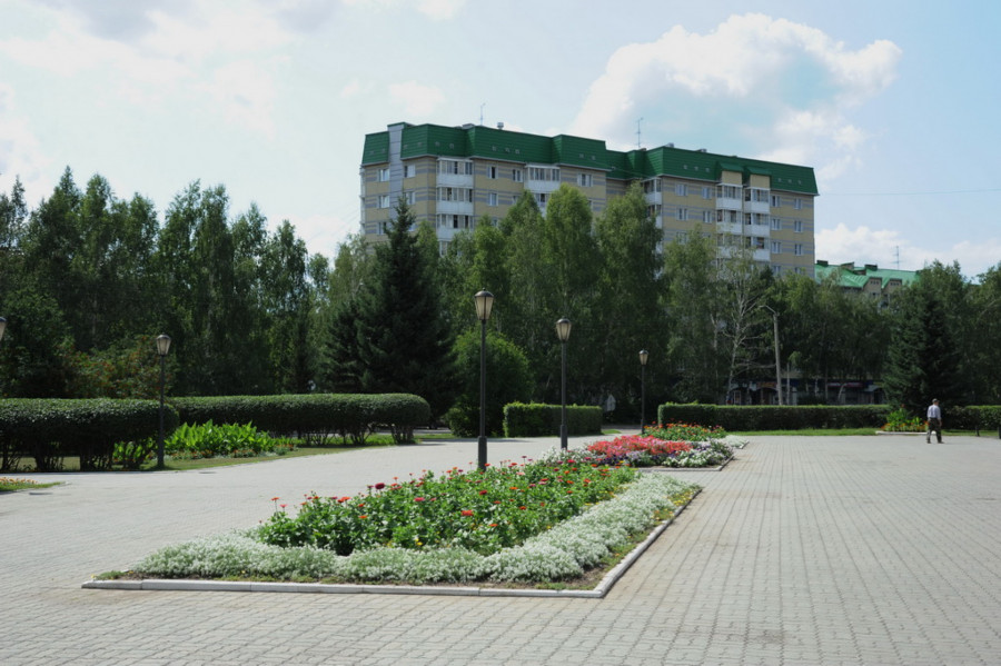 Вид города Новоалтайска.