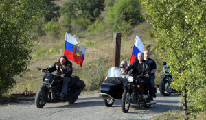Владимир Путин посетил мотоклуб «Ночные волки».
