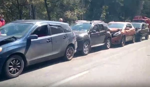 Авария на шоссе Ленточный бор 11 августа.