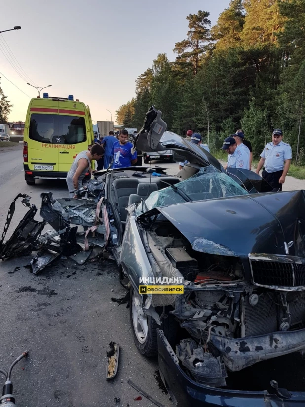 Авария на Бердском шоссе. 12 августа 2019 года 