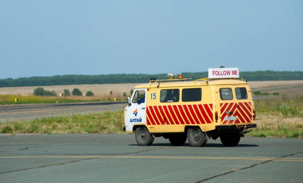 В аэропорту Барнаула.