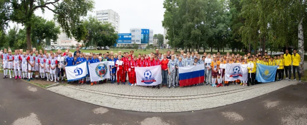 Международный детский турнир по футболу в Парке спорта.