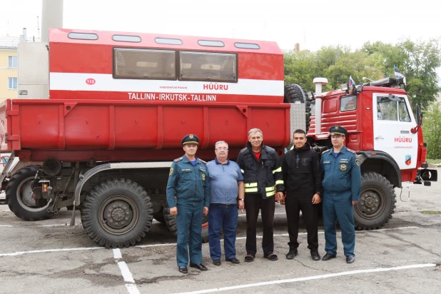 Пожарные из Эстонии побывали в Барнауле.