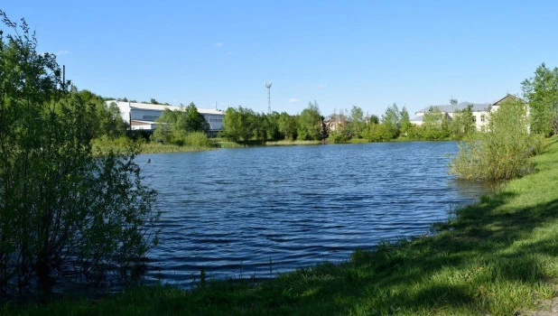Озеро Ковалевское в Бийске.