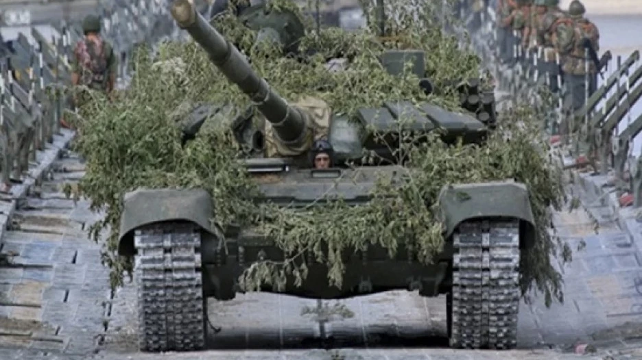 Российские военные.