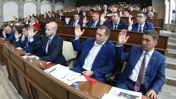 Заседание Барнаульской городской думы 30 августа 2019 года.