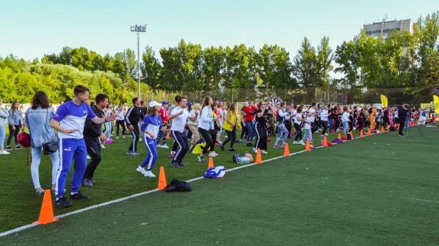 Массовая городская тренировка в Парке спорта Алексея Смертина.