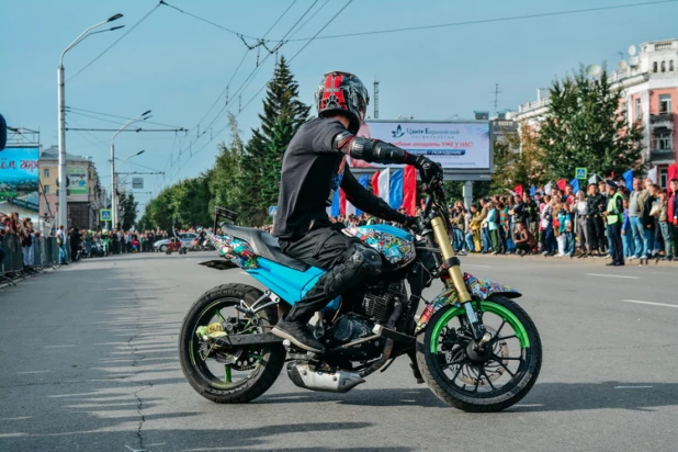 Стантрайдинг на День города в Барнауле.