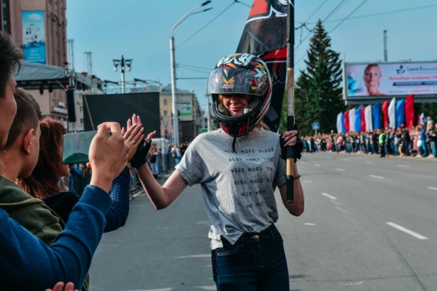 Стантрайдинг на День города в Барнауле.