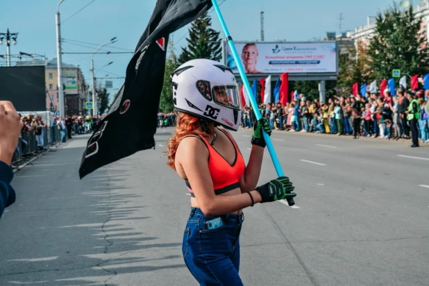 Стантрайдинг на День города в Барнауле.