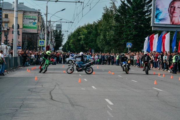 Стантрайдинг на День города в Барнауле.