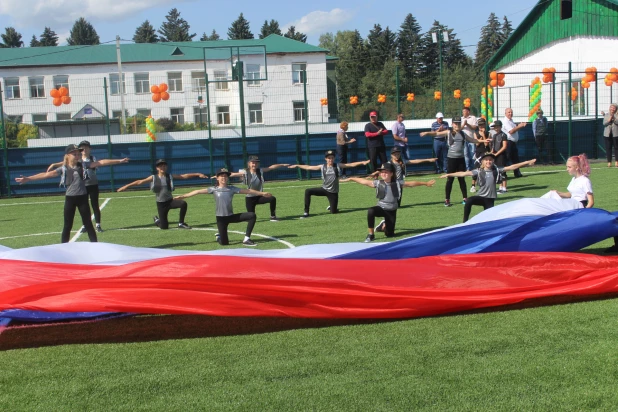 Открытие спортивной площадки в селе Алтайское 