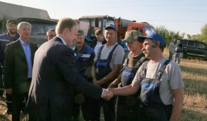 Встреча губернатора Виктора Томенко с руководителями хозяйств и фермерами.