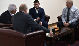 Владимир Путин встретился с Хабибом Нурмагомедовым.