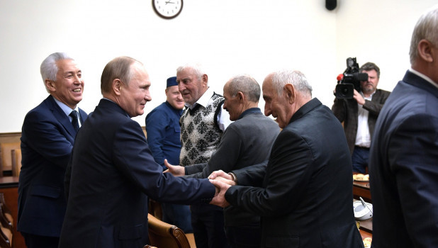 Владимир Путин в Дагестане.