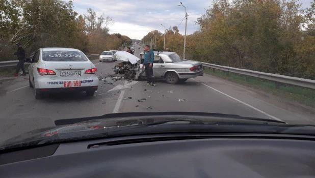 Авария на Змеиногорском тракте