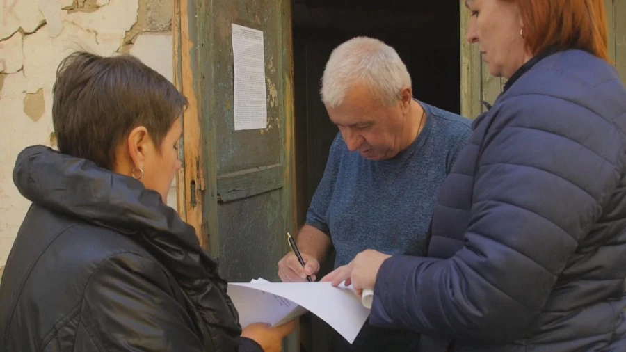 Встреча с жильцами аварийного дома