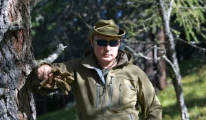 Таежные каникулы Путина, 2019.