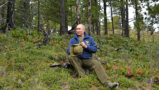 Таежные каникулы Путина, 2019.