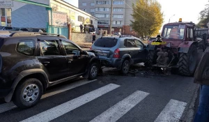 Авария на ул. Эмилии Алексеевой.