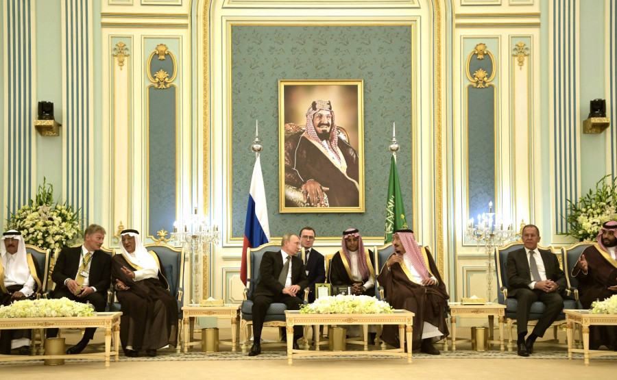 Визит Владимира Путина в Саудовскую Аравию.