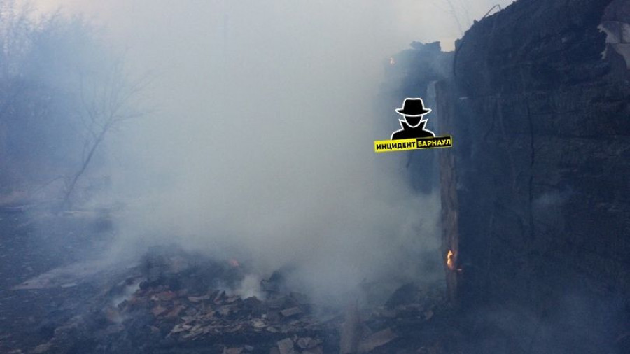 Пожар в Калманском районе.