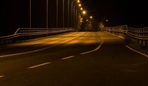 Ночная дорога.