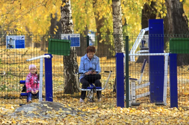 Золотая осень в Барнауле. 