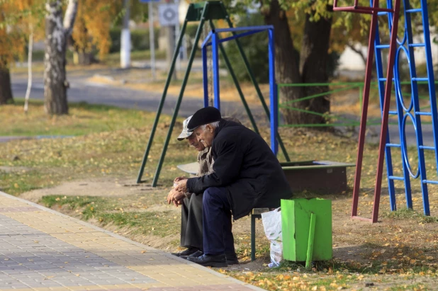 Золотая осень в Барнауле. 